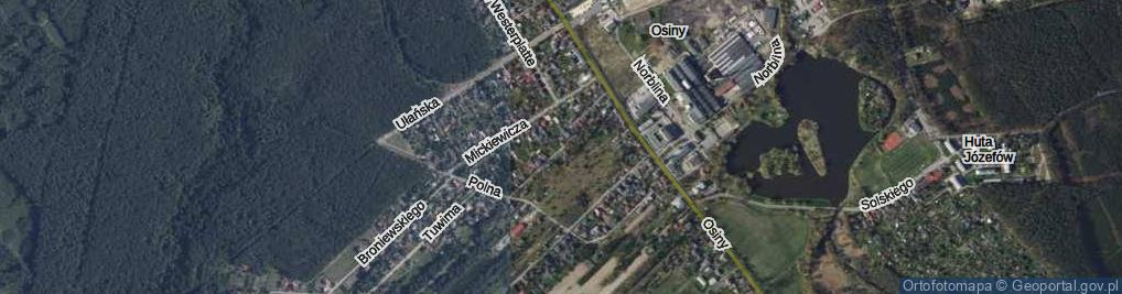 Zdjęcie satelitarne św. Barbary ul.