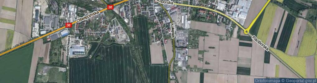 Zdjęcie satelitarne Świętokrzyska ul.