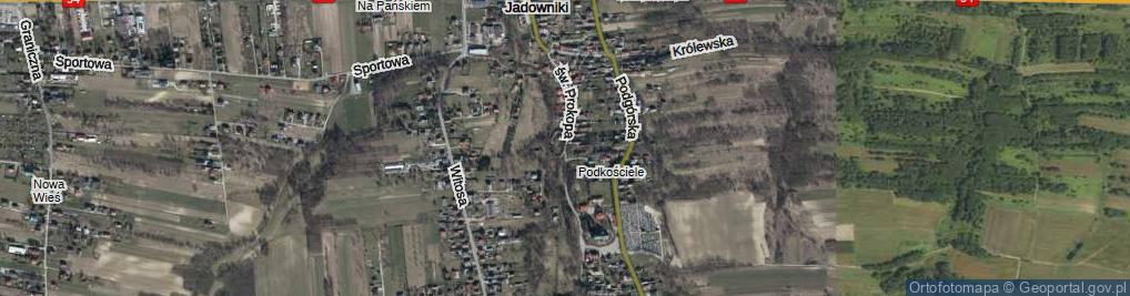 Zdjęcie satelitarne św. Prokopa ul.