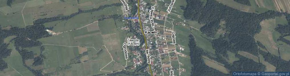 Zdjęcie satelitarne św. Anny ul.