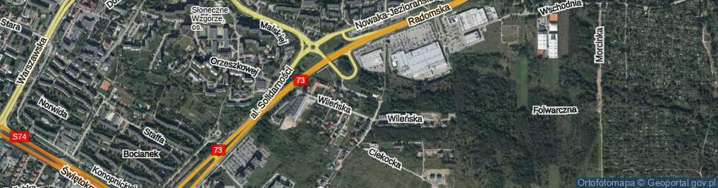 Zdjęcie satelitarne św. Pawła ul.