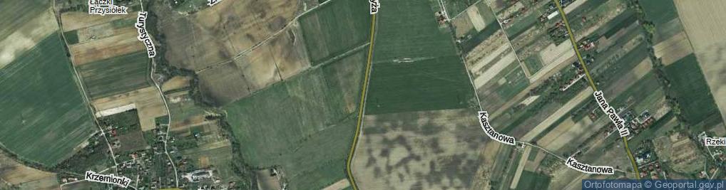 Zdjęcie satelitarne św. Krzyża ul.