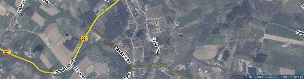 Zdjęcie satelitarne Świerkowa ul.