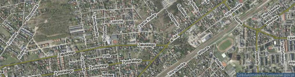 Zdjęcie satelitarne Świerkowa ul.