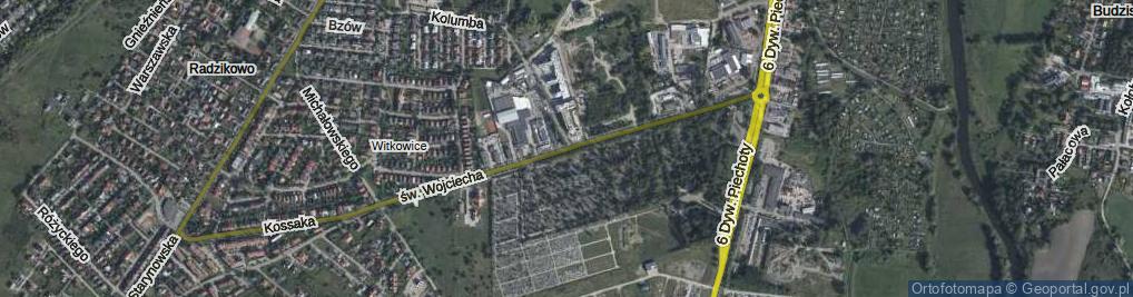 Zdjęcie satelitarne Św. Wojciecha ul.