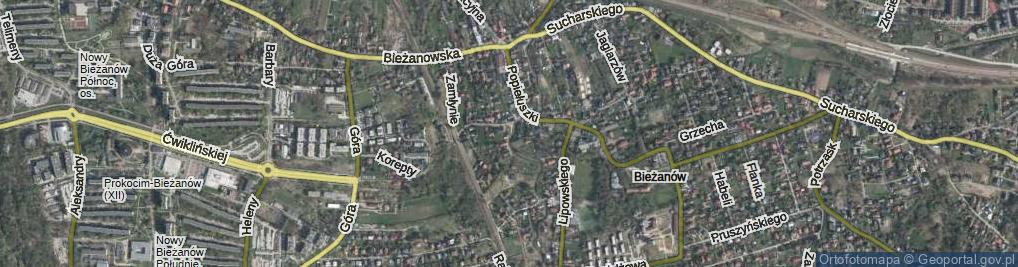 Zdjęcie satelitarne Świeża ul.