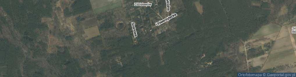 Zdjęcie satelitarne Świerkowa ul.