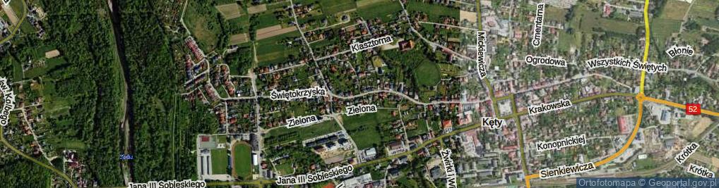 Zdjęcie satelitarne Świętokrzyska ul.