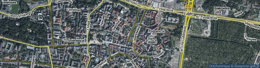 Zdjęcie satelitarne Świętoduska ul.