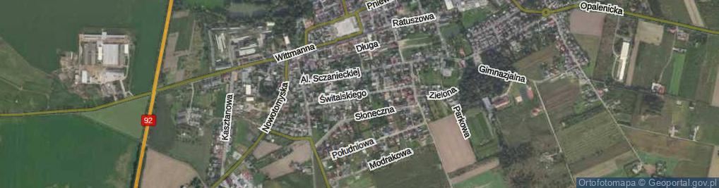 Zdjęcie satelitarne Świtalskiego Zbigniewa ul.