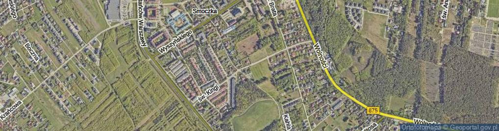 Zdjęcie satelitarne św. Kingi ul.