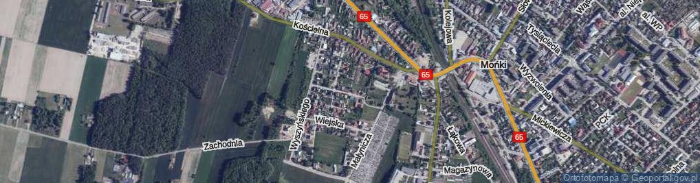 Zdjęcie satelitarne św. Kazimierza ul.