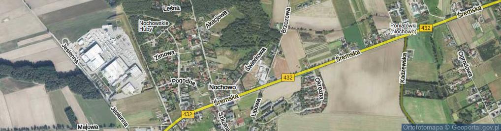 Zdjęcie satelitarne Świerkowa ul.