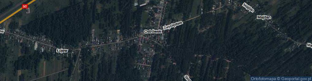 Zdjęcie satelitarne św. Jana Pawła II ul.