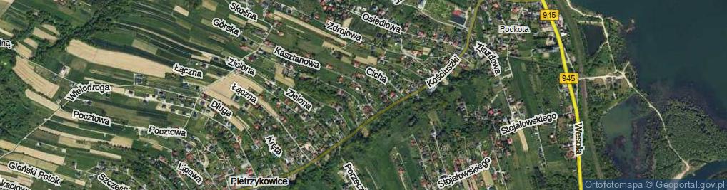 Zdjęcie satelitarne Świerkowa ul.