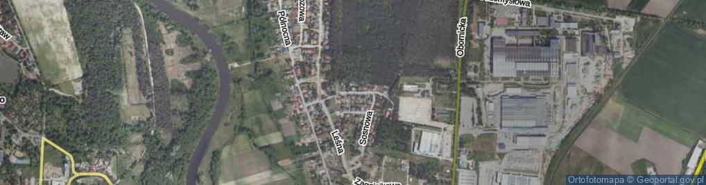 Zdjęcie satelitarne Świerkowa ul.