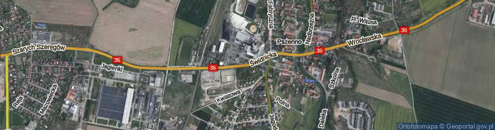 Zdjęcie satelitarne Świdnicka ul.