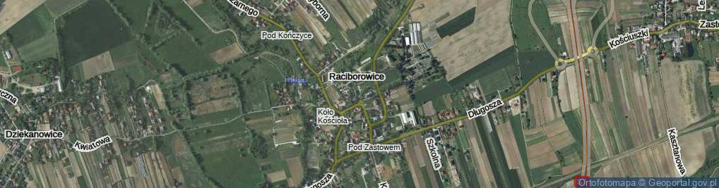 Zdjęcie satelitarne św. Małgorzaty ul.