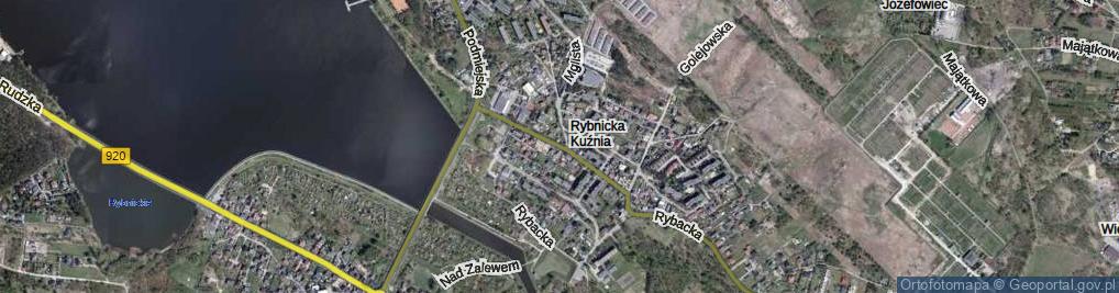 Zdjęcie satelitarne św. Maksymiliana ul.