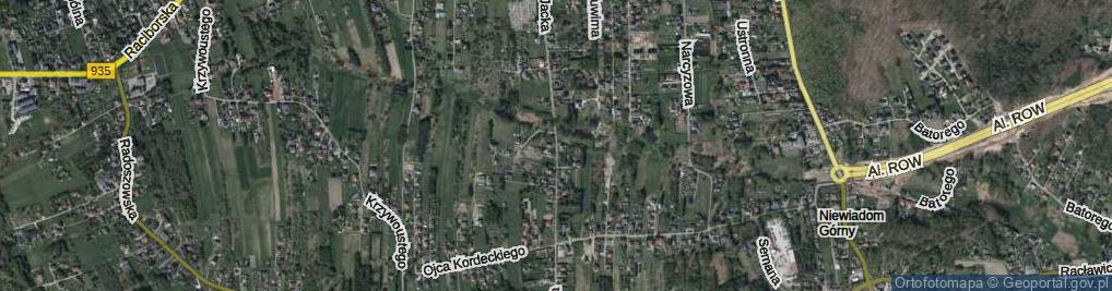 Zdjęcie satelitarne św. Jacka ul.