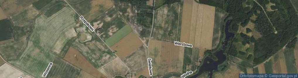 Zdjęcie satelitarne Świerkowa ul.