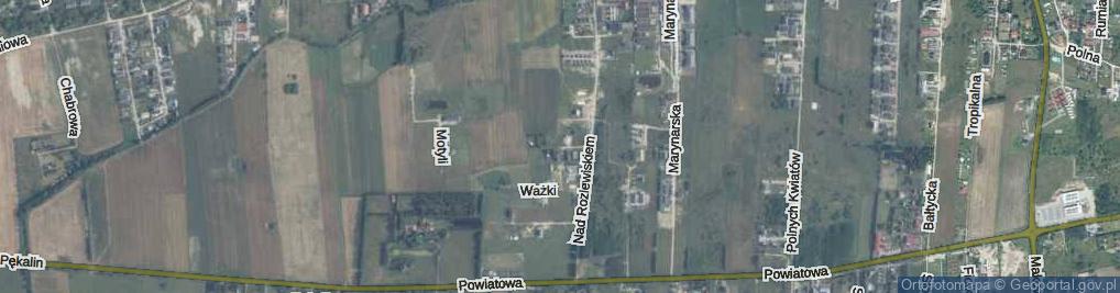 Zdjęcie satelitarne Świerszczy ul.