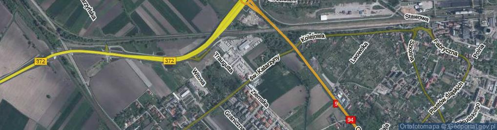 Zdjęcie satelitarne św. Andrzeja ul.