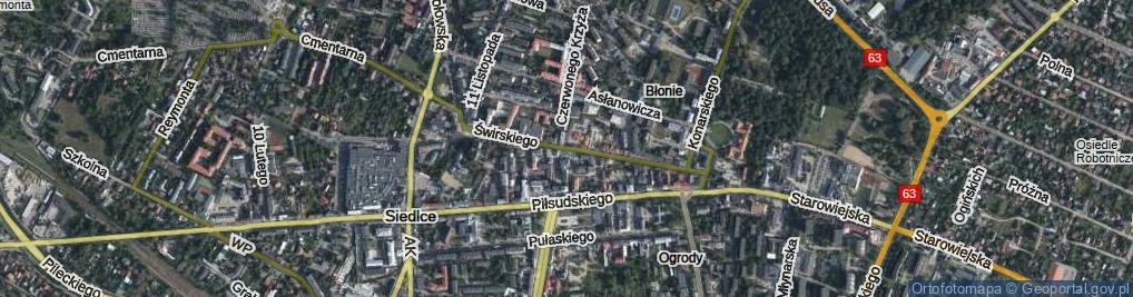 Zdjęcie satelitarne Świrskiego Ignacego, bp. ul.