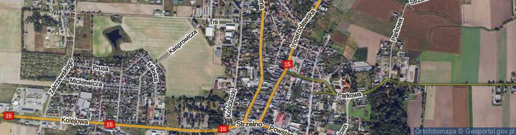 Zdjęcie satelitarne św. Anny ul.