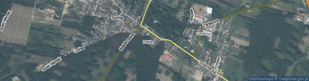 Zdjęcie satelitarne Świerkowa ul.