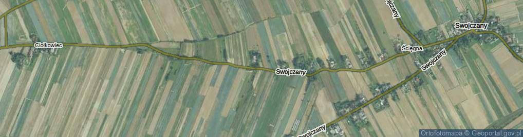 Zdjęcie satelitarne Swojczany ul.