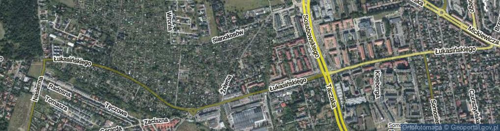 Zdjęcie satelitarne Świtezianki ul.