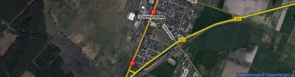 Zdjęcie satelitarne św. Jana Pawła II ul.