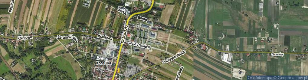 Zdjęcie satelitarne św. Królowej Jadwigi ul.