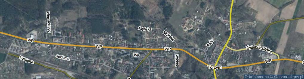 Zdjęcie satelitarne Świerkowa ul.
