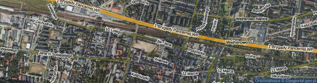 Zdjęcie satelitarne św. Jana ul.