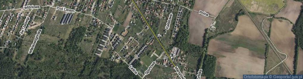 Zdjęcie satelitarne św. Kazimierza ul.