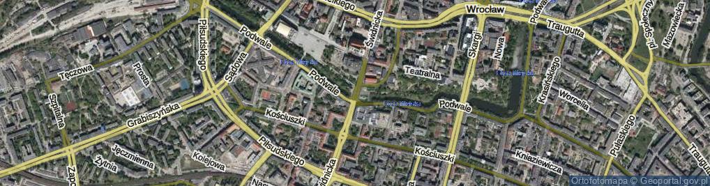 Zdjęcie satelitarne Świdnicka ul.