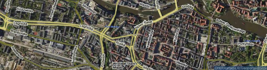 Zdjęcie satelitarne św. Mikołaja ul.