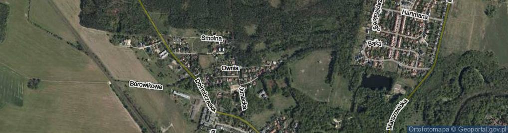 Zdjęcie satelitarne Świerkowa ul.