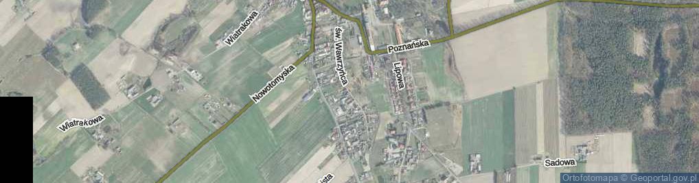 Zdjęcie satelitarne św. Wawrzyńca ul.