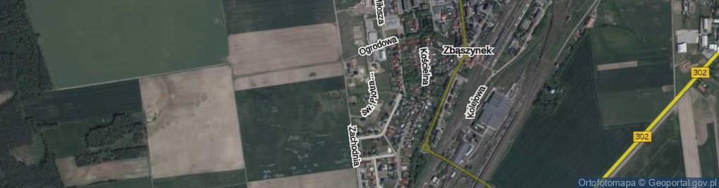 Zdjęcie satelitarne św. Floriana ul.