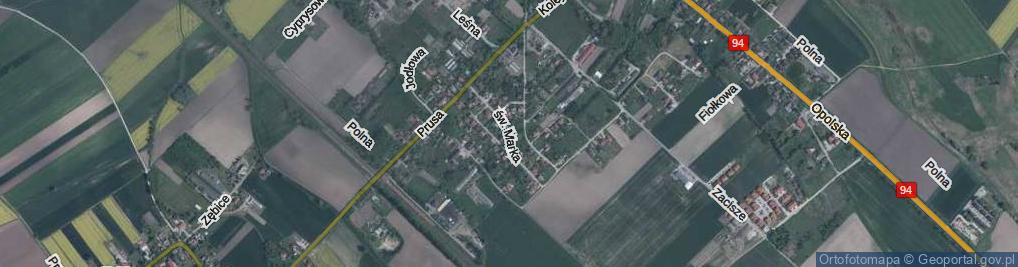 Zdjęcie satelitarne św. Marka ul.