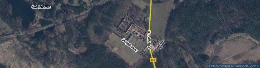 Zdjęcie satelitarne Świętoborzec ul.