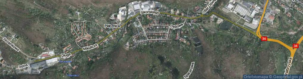 Zdjęcie satelitarne Świerkowa ul.