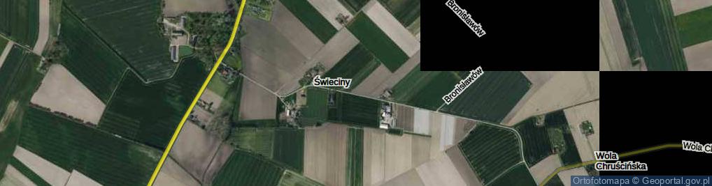 Zdjęcie satelitarne Świeciny ul.