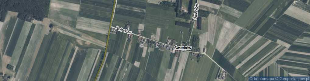 Zdjęcie satelitarne Świerków ul.