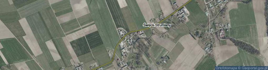 Zdjęcie satelitarne Święck-Strumiany ul.