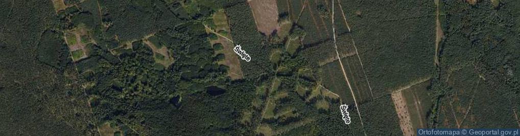 Zdjęcie satelitarne Święte ul.