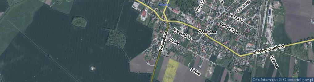 Zdjęcie satelitarne Świerkowa ul.